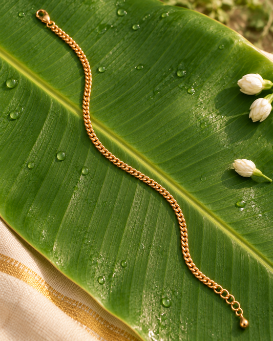 Cuban link Anklet