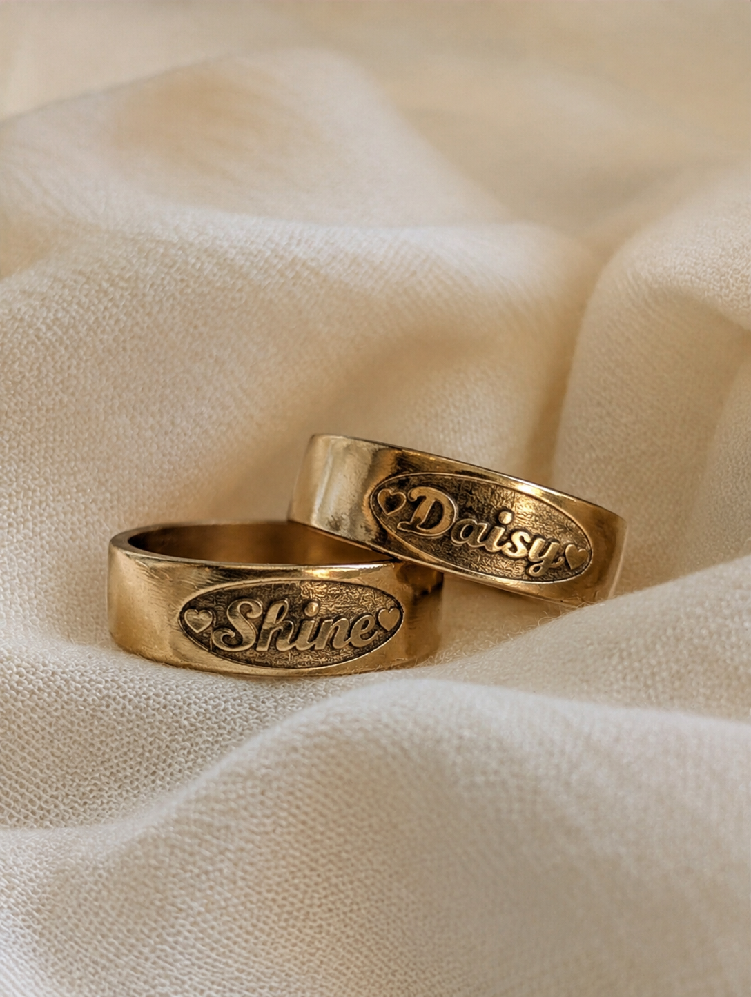 Name Engraved Ring
